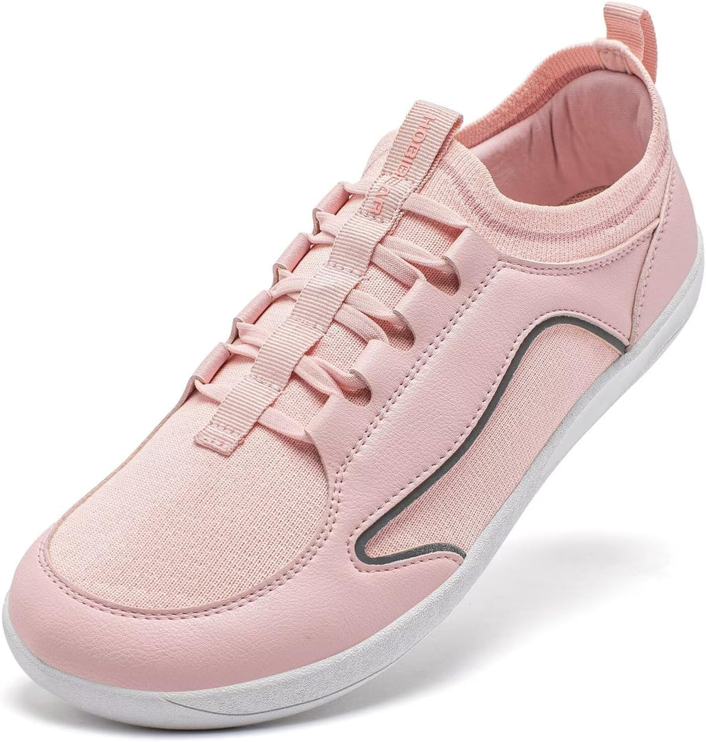Unisex Canvas Barefoot Slip-On Shoes - Zero Drop Sole, Wide Width Fit for Everyday Minimalist Wear - 7 Wide Women/6 Wide