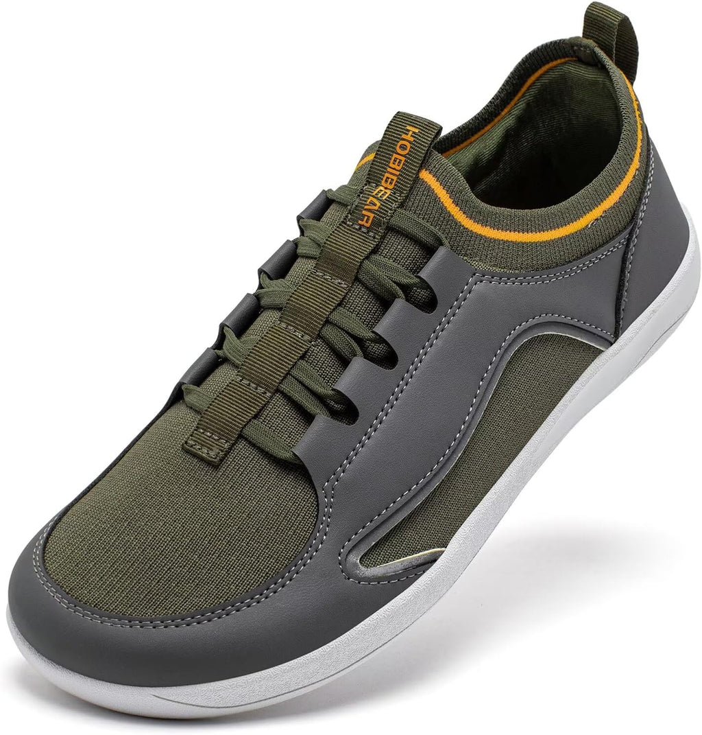 Unisex Canvas Barefoot Slip-On Shoes - Zero Drop Sole, Wide Width Fit for Everyday Minimalist Wear - 7 Wide Women/6 Wide
