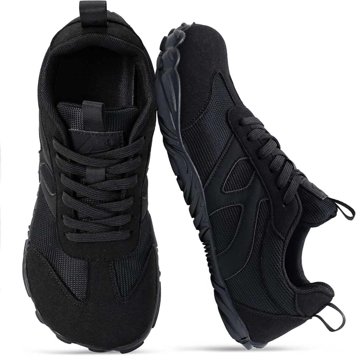 Unisex Zero Drop Barefoot Walking Sneakers - Wide Toe Box, Non-Slip Outsole for Travel, Workouts and Trail Days - 10 Wom